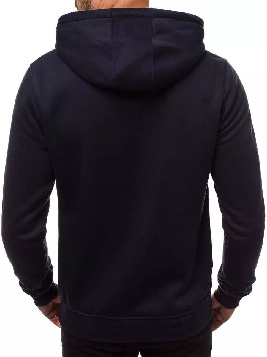 Navy blue men's hoodie Buvoli
