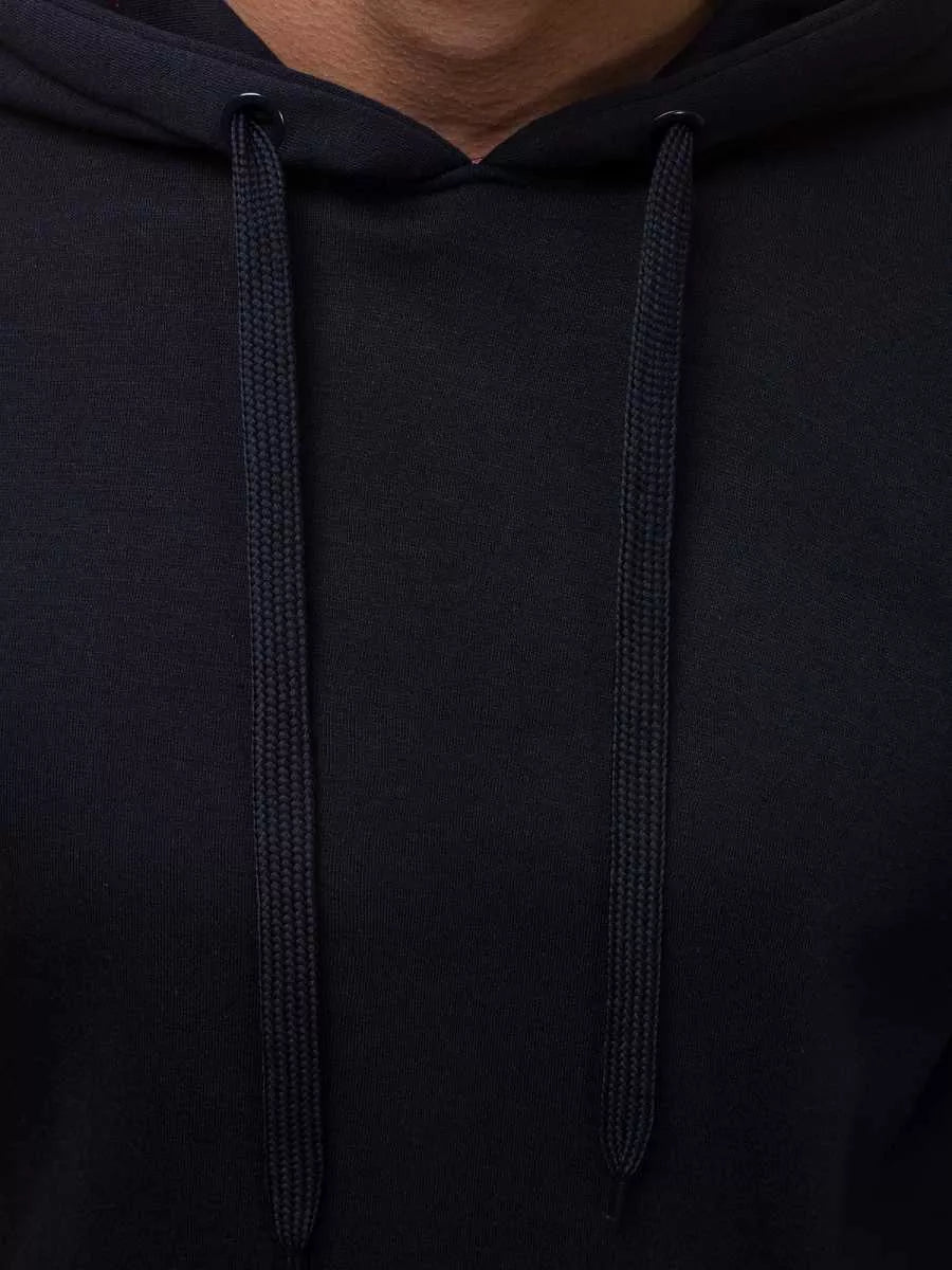 Navy blue men's hoodie Buvoli