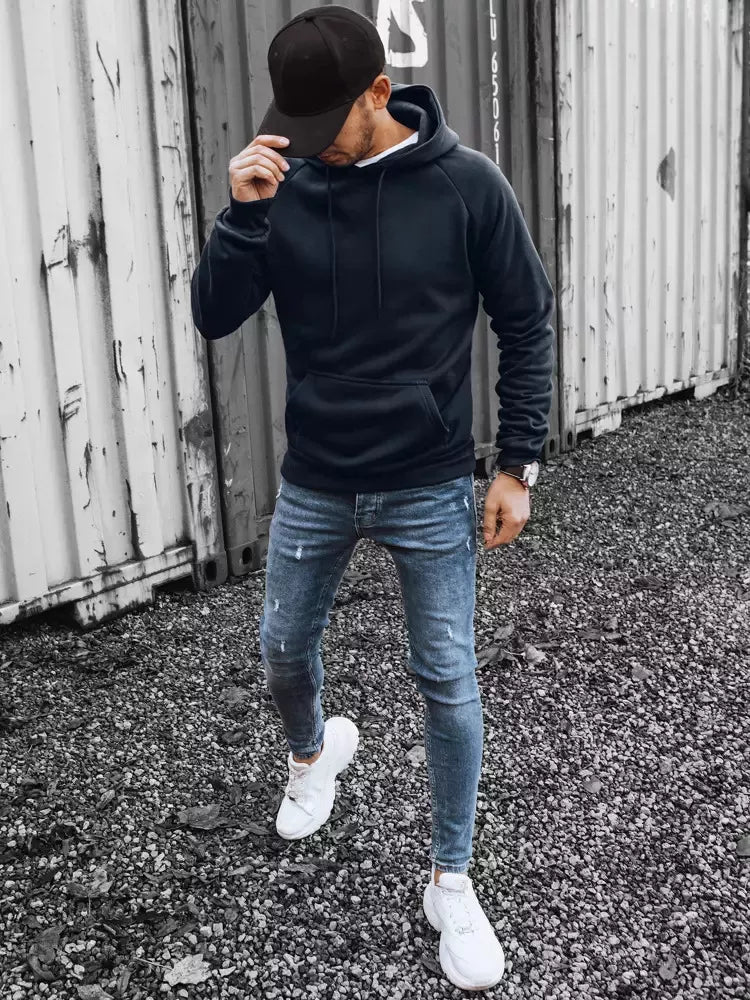 Men's navy blue sweater Ater