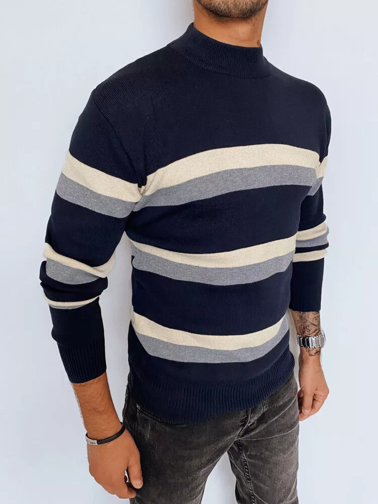 Men's navy blue sweater Enol