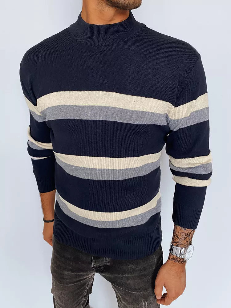 Men's navy blue sweater Enol