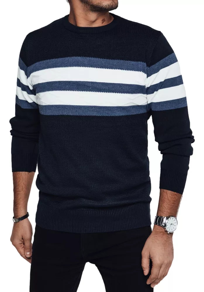 Men's dark blue sweater Firol