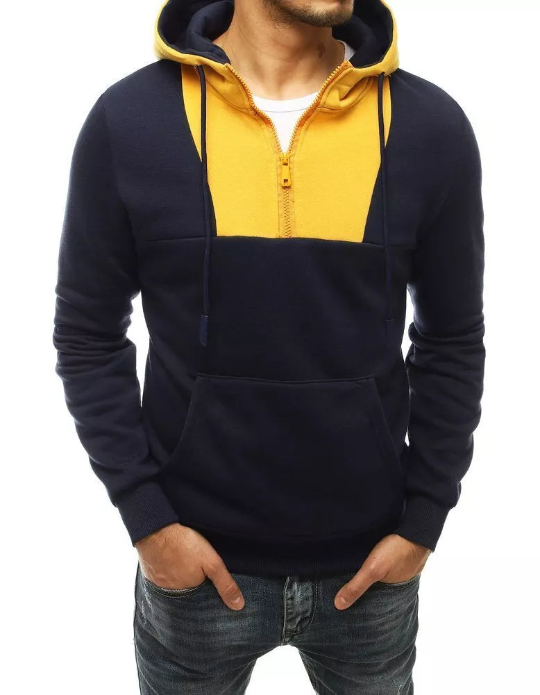 Men's dark blue sweater Gorel 
