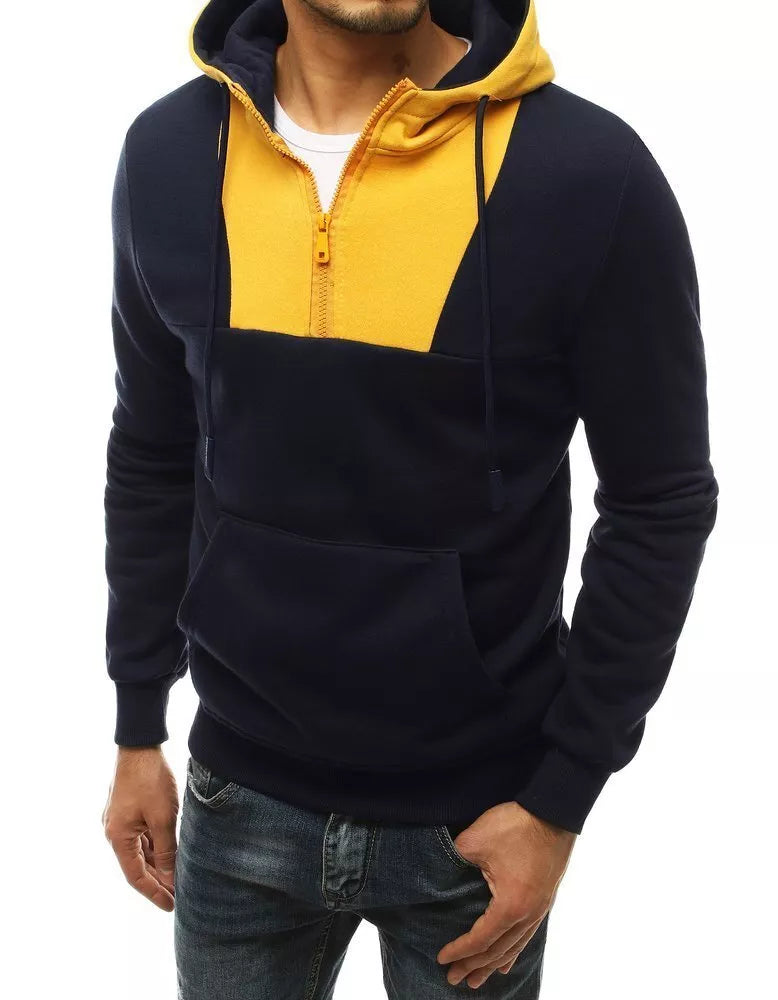 Men's dark blue sweater Gorel 