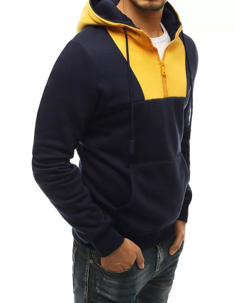 Men's dark blue sweater Gorel 