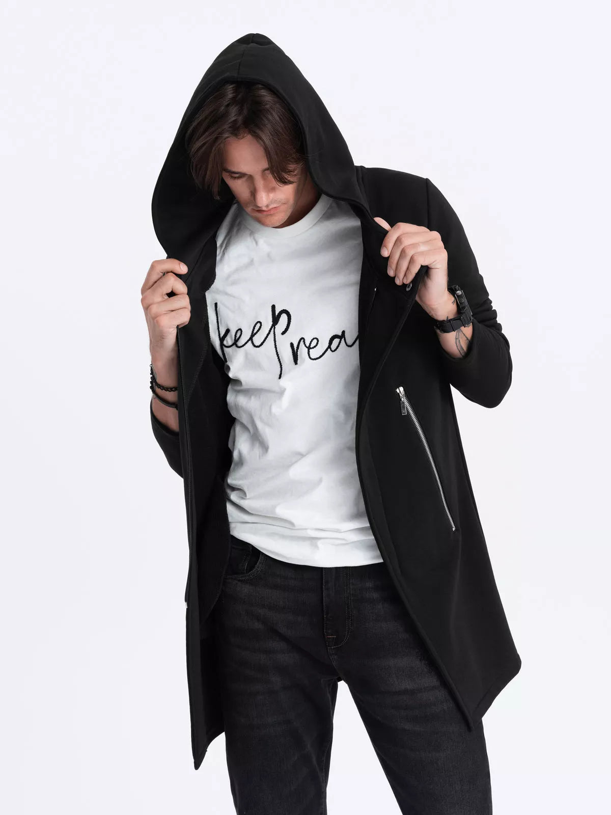 Men's dark blue sweater Hugo