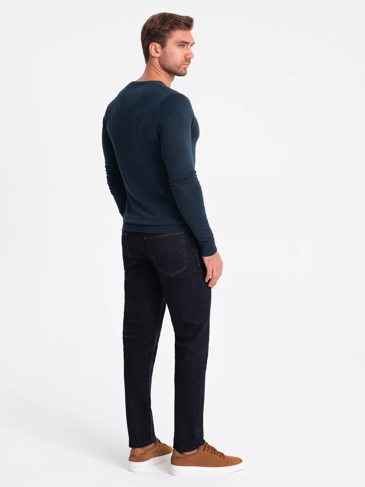 Men's dark blue sweater Oscar