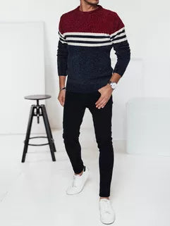 Men's navy blue sweater Tonum