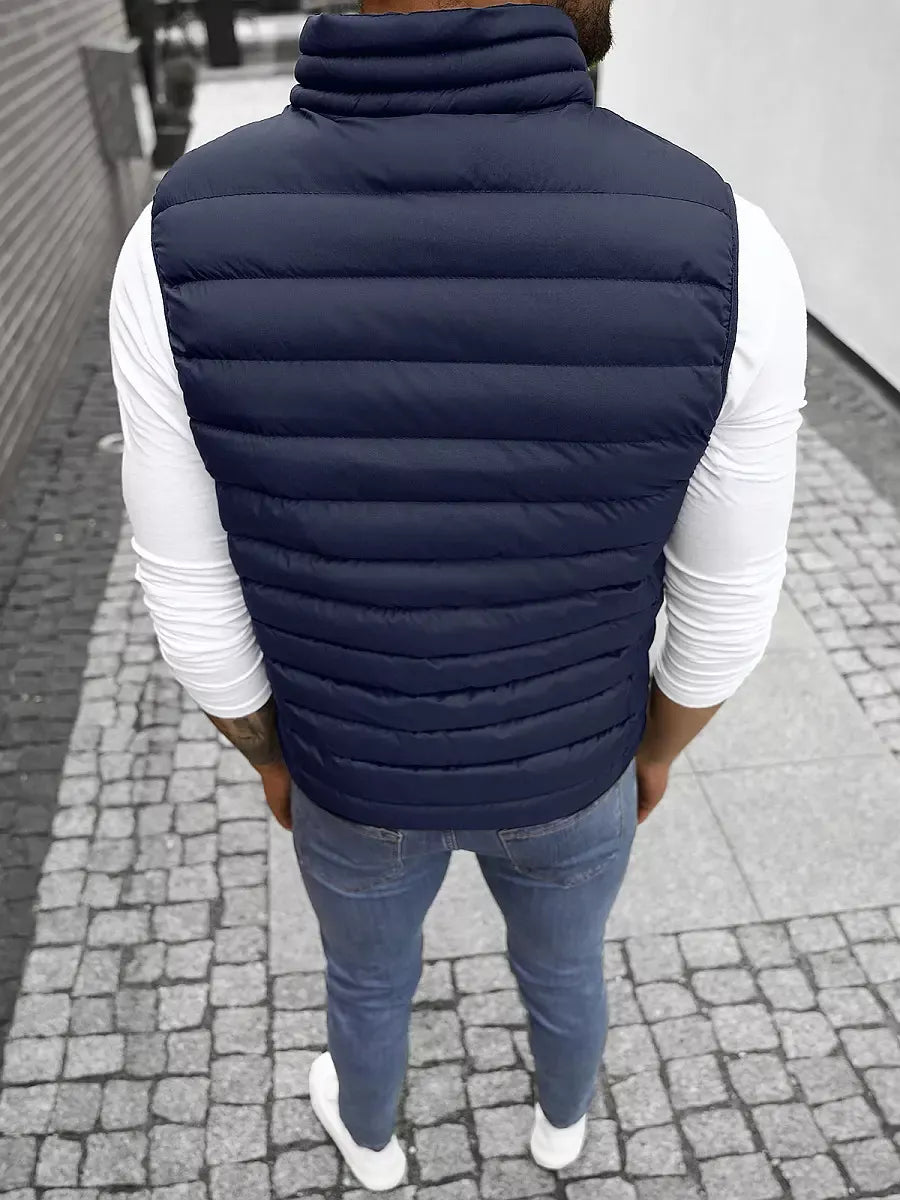 Men's vest in dark blue color Mira