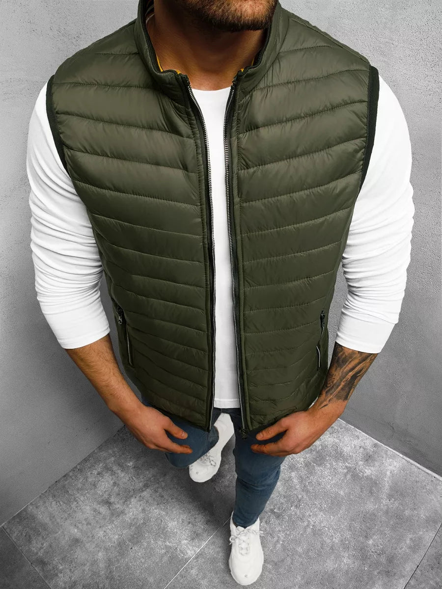 Men's green vest Tirol