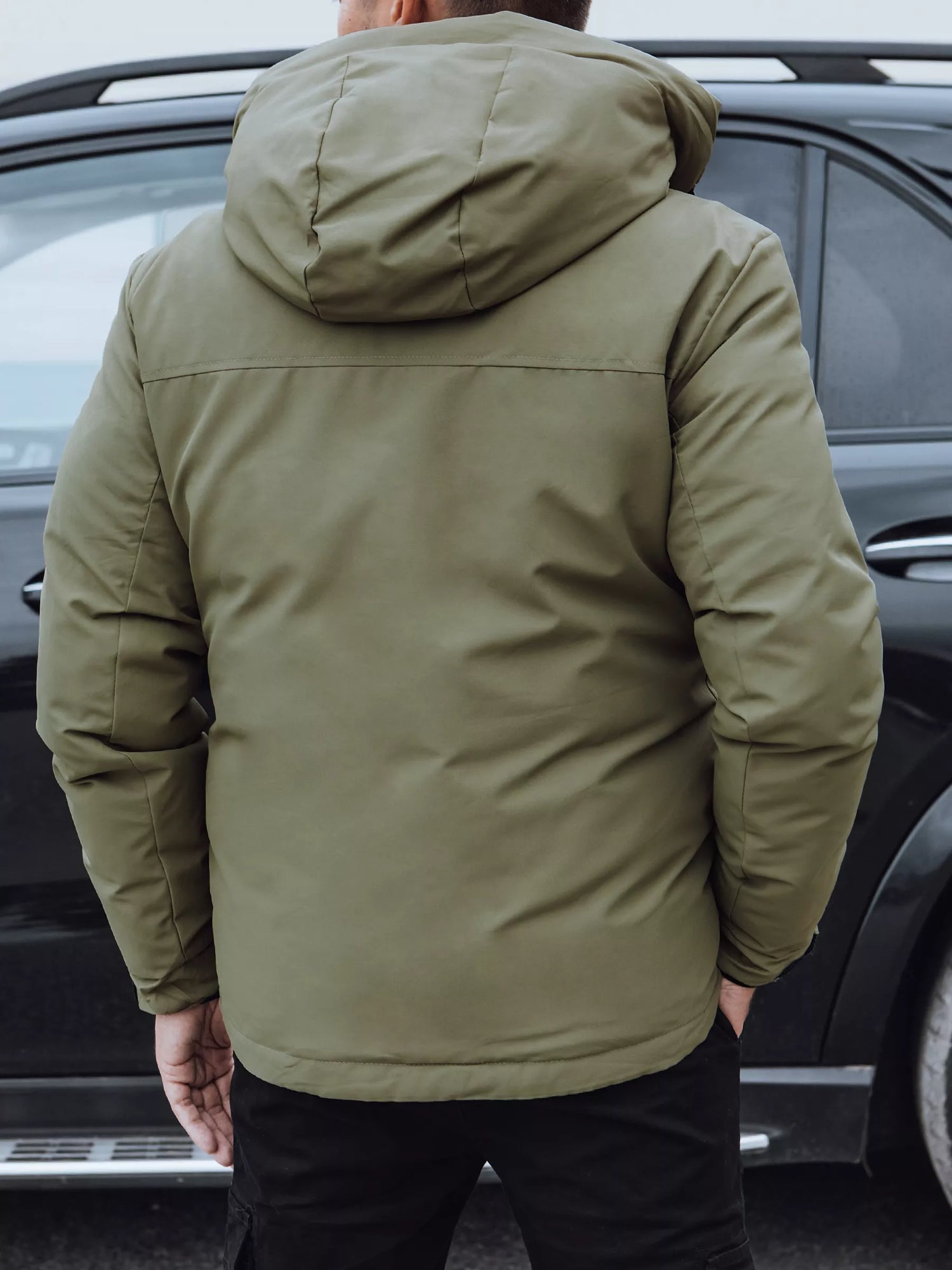 Men's green winter jacket Teo