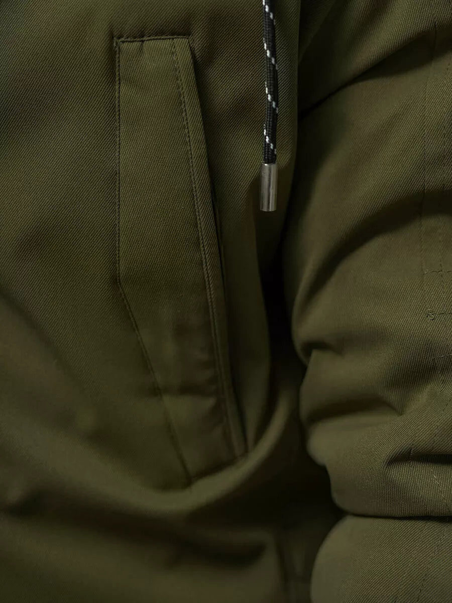 Men's green winter jacket zolo