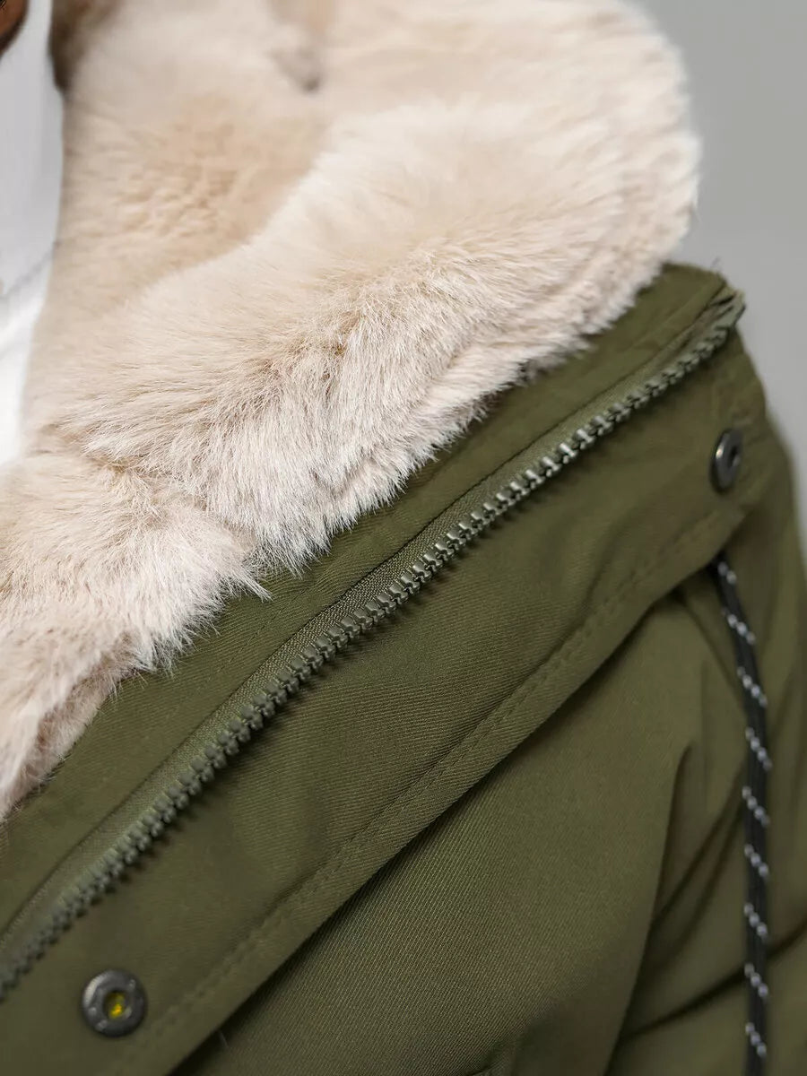 Men's green winter jacket zolo