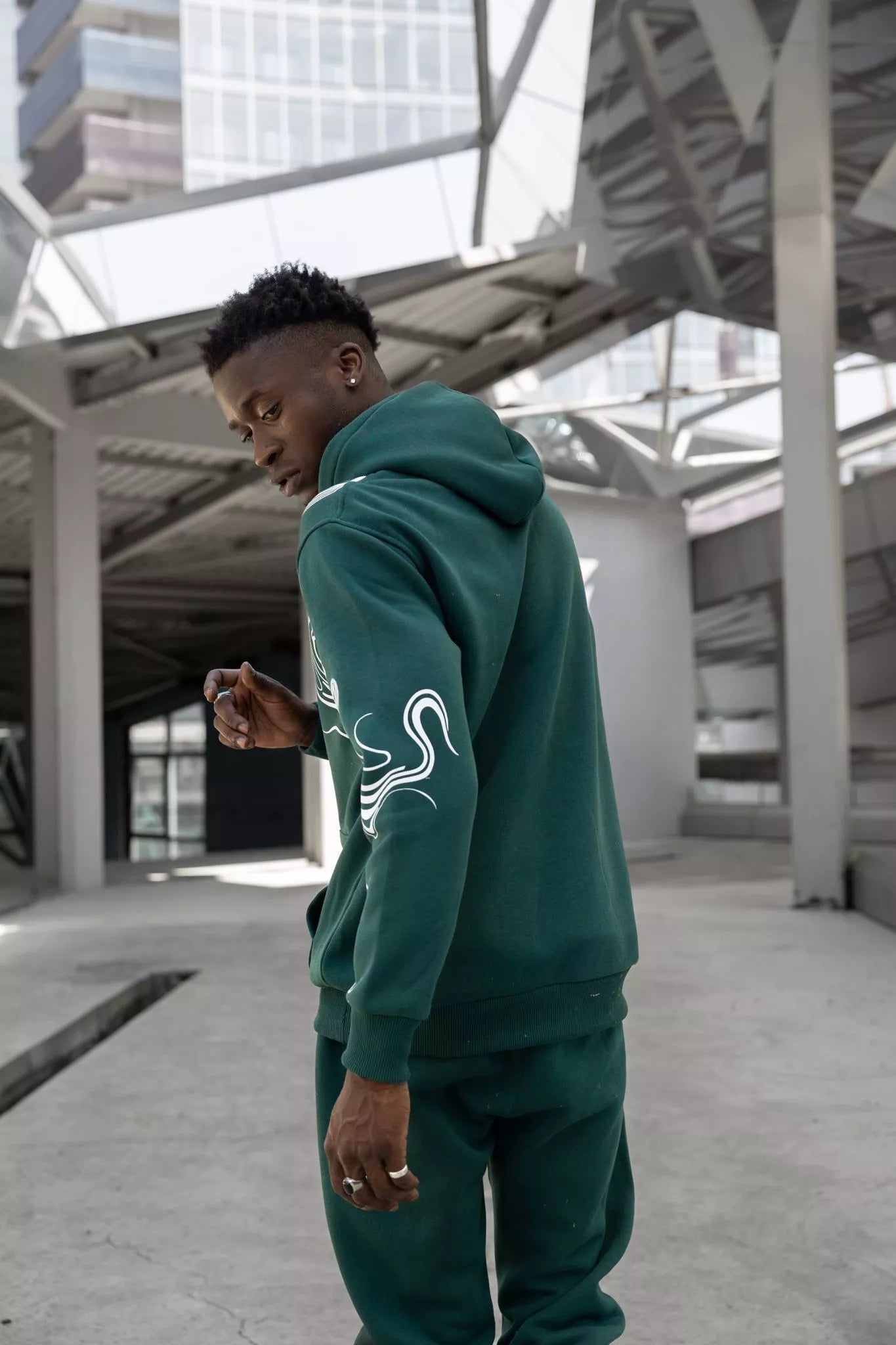 Men's green tracksuit Road Trip