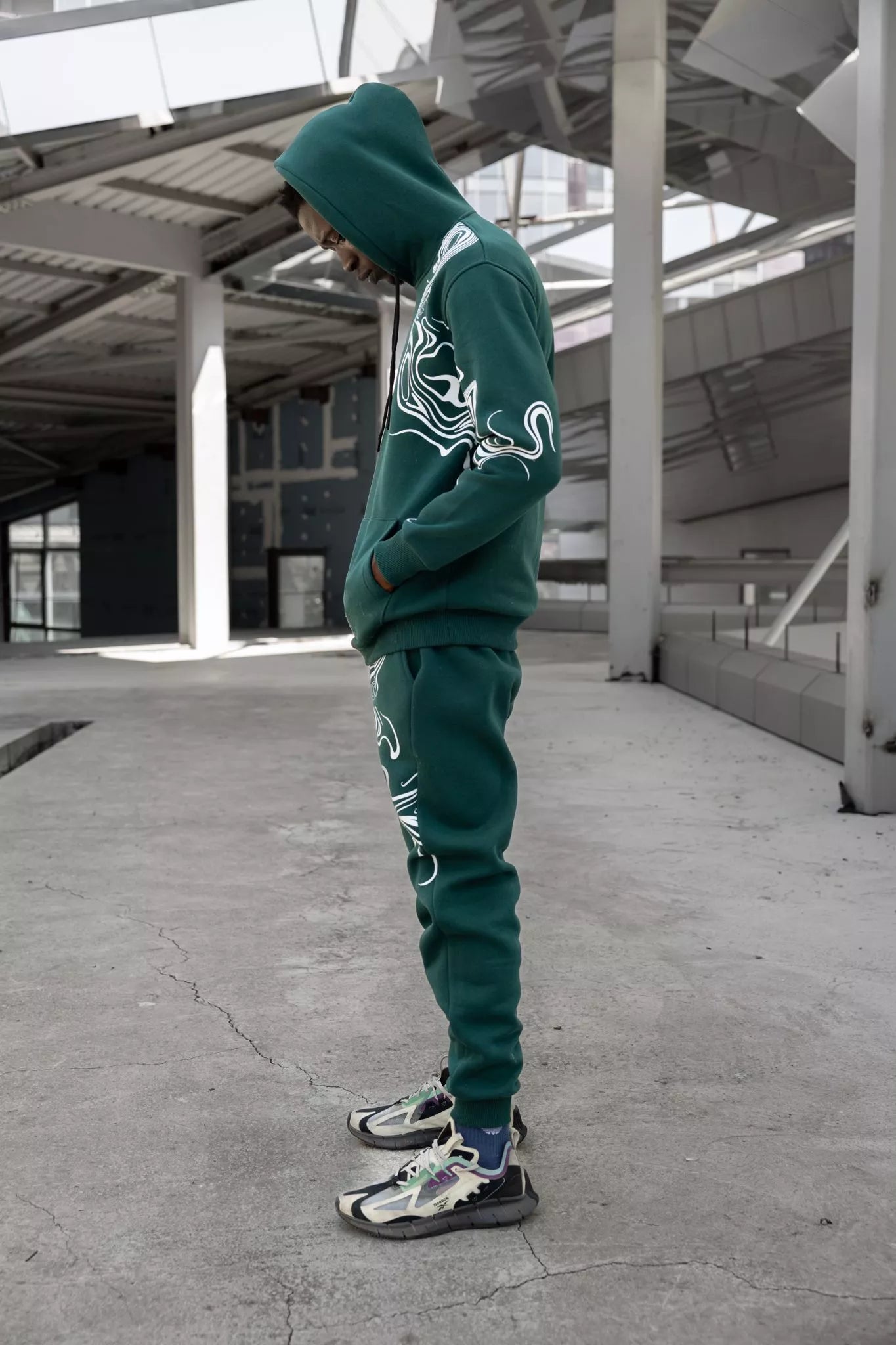 Men's green tracksuit Road Trip