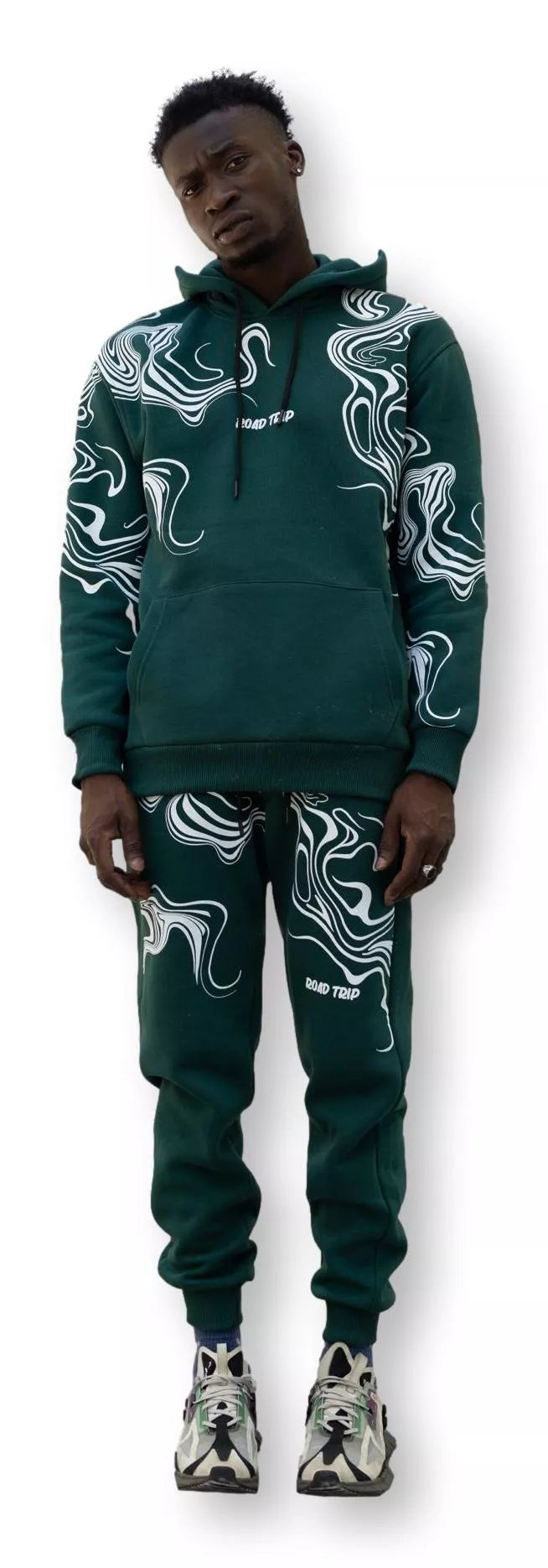 Men's green tracksuit Road Trip