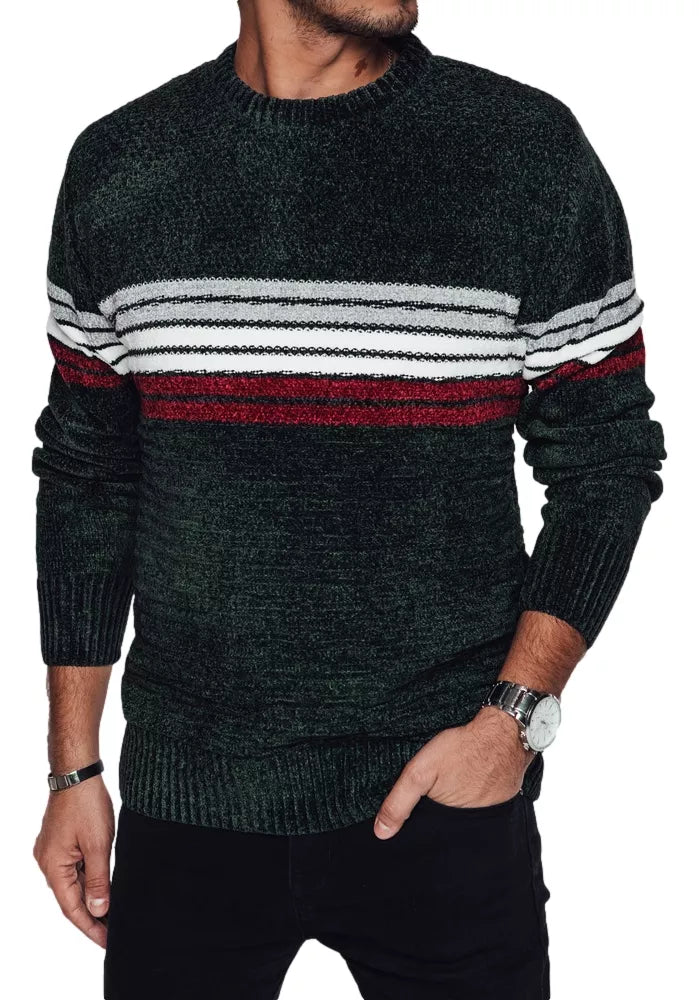 Green men's sweater Fimol