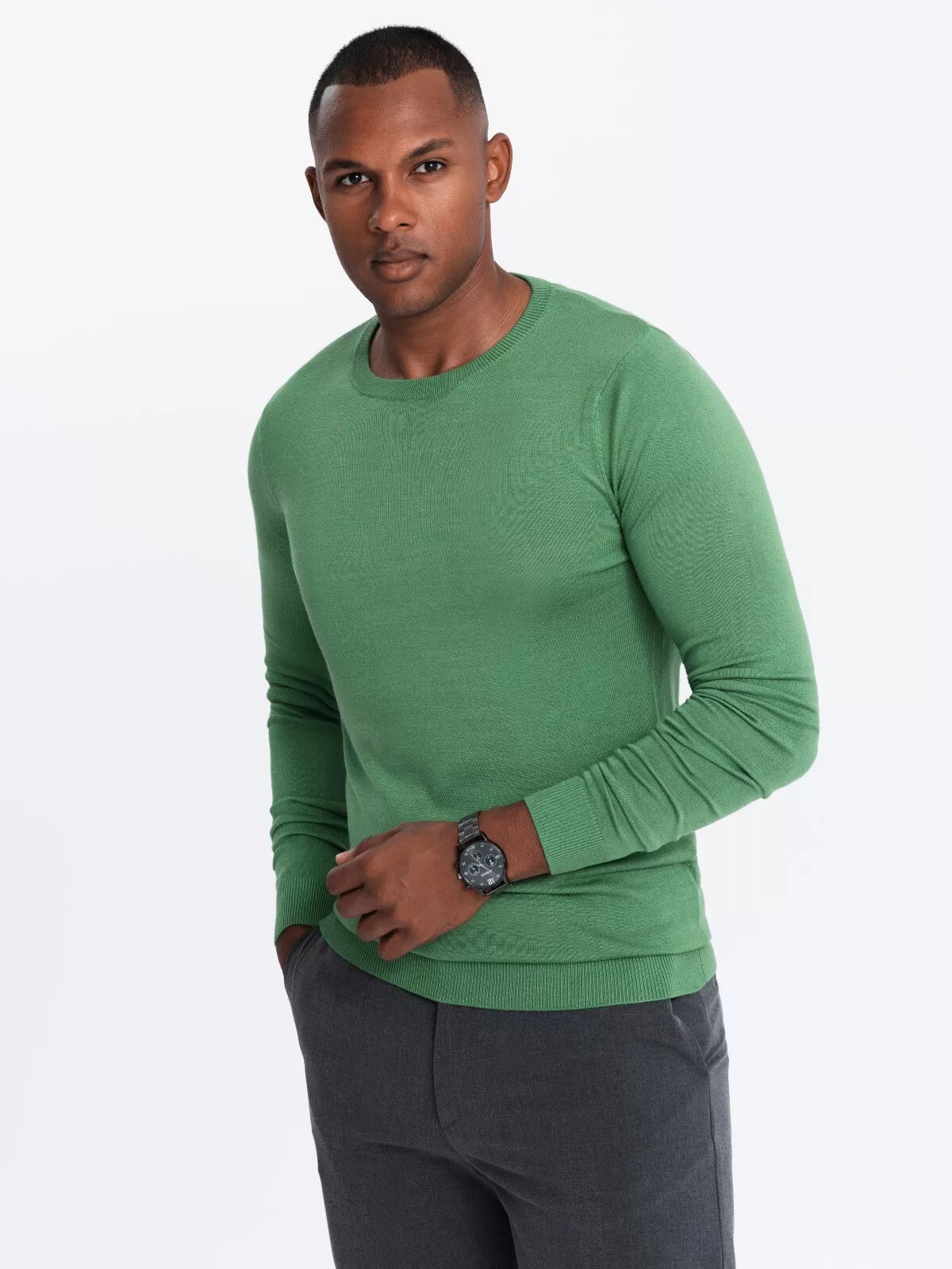 Men's green sweater Oscar