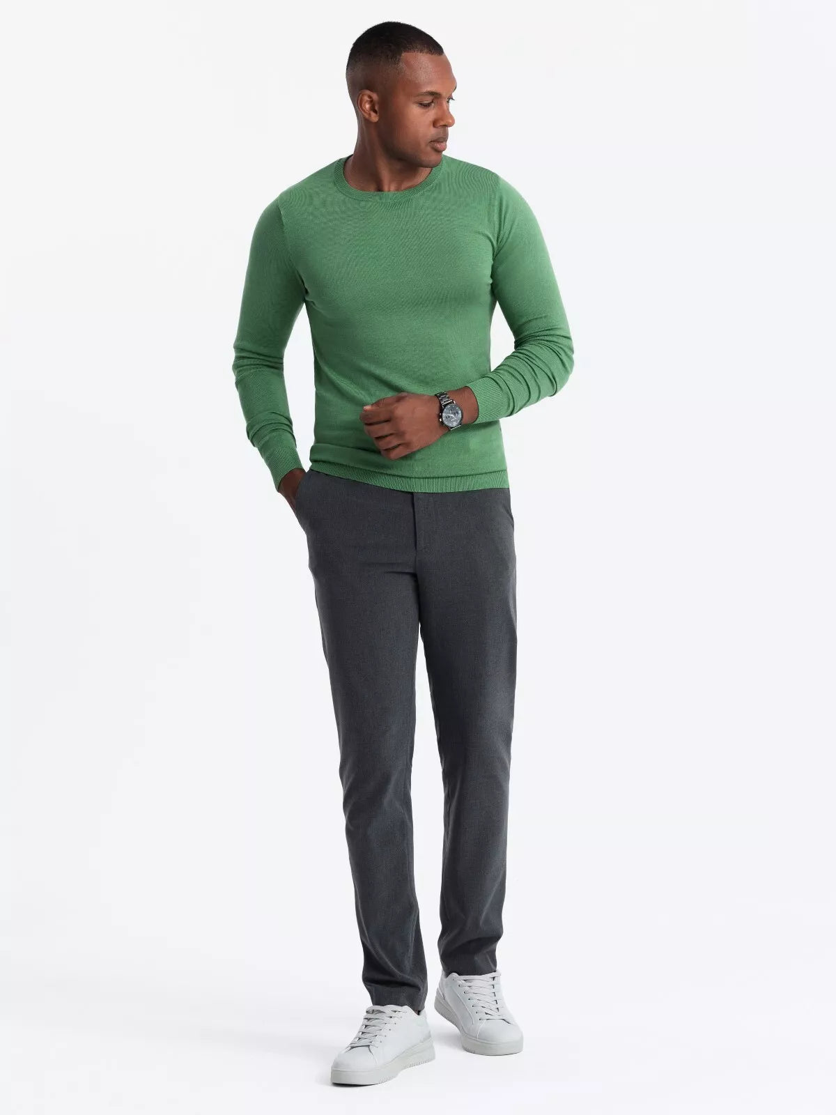 Men's green sweater Oscar