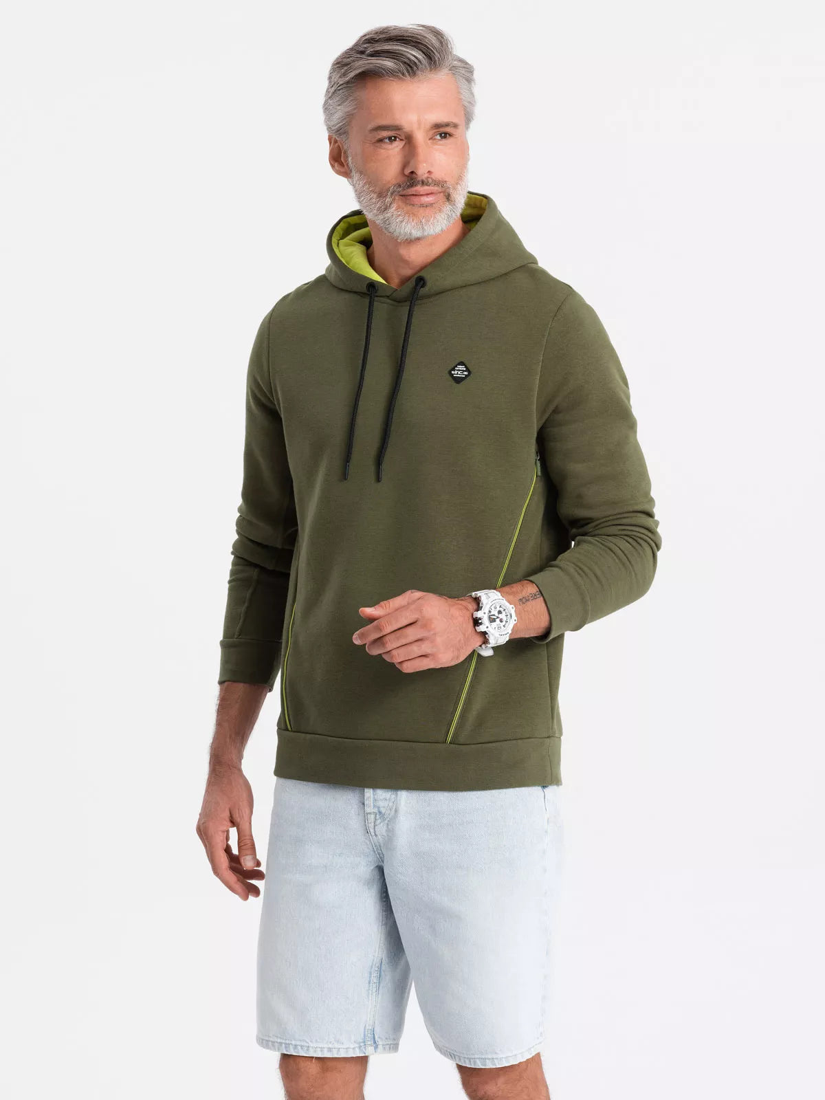 Green men's sweater Runo
