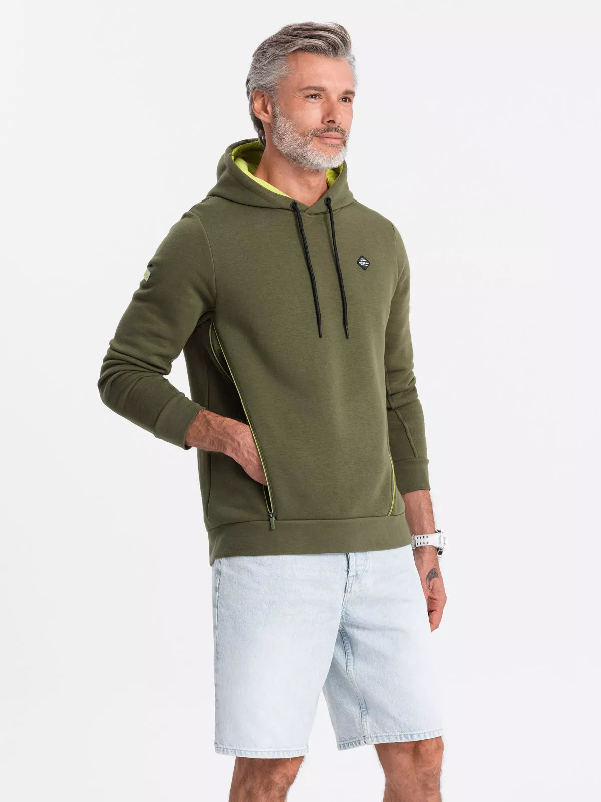 Green men's sweater Runo