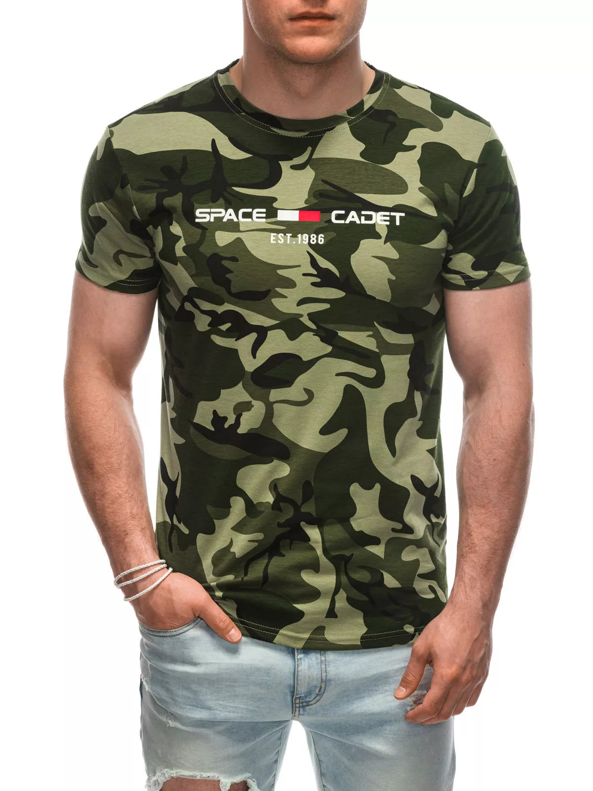 Men's green camouflage shirt Cadet