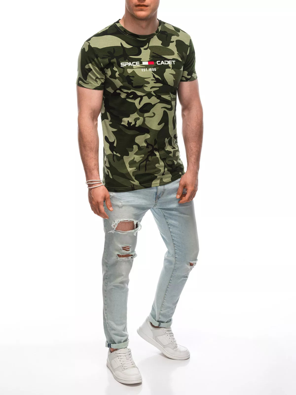 Men's green camouflage shirt Cadet