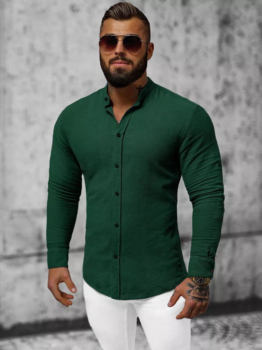 Green men's shirt Lipol