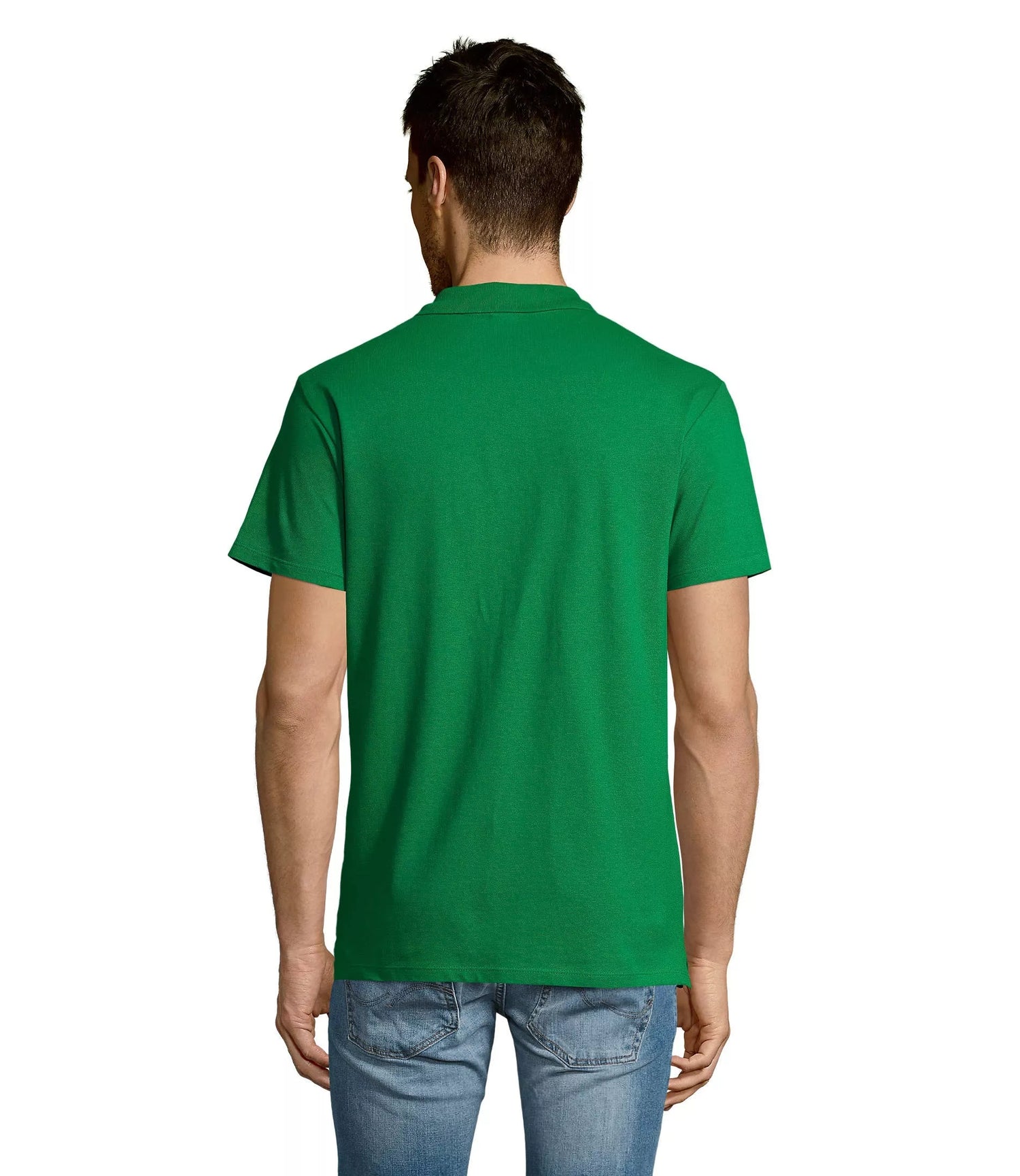 Men's green polo shirt Summer