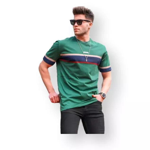 Men's green T-shirt Geoffrey