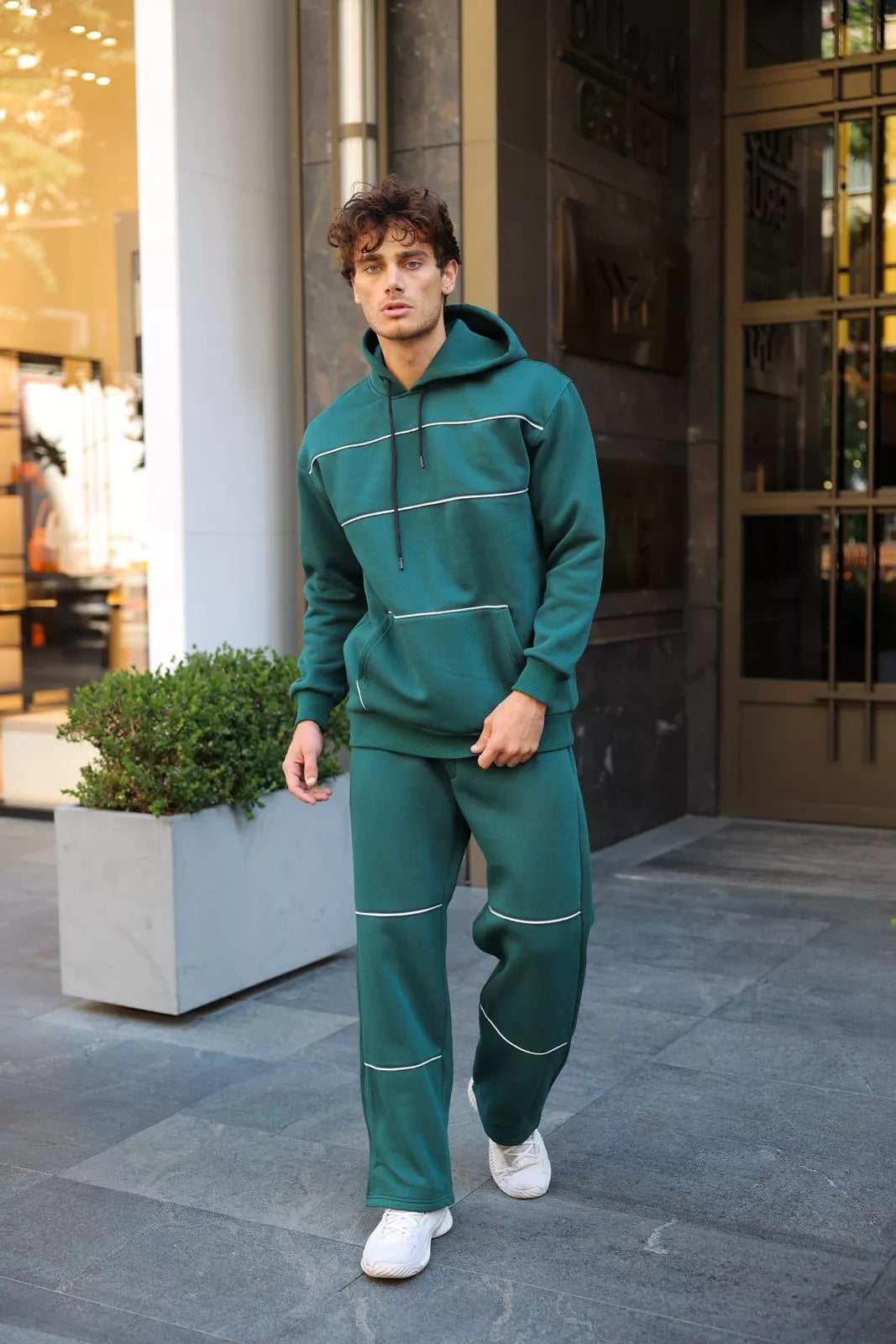 Green men's tracksuit Solo