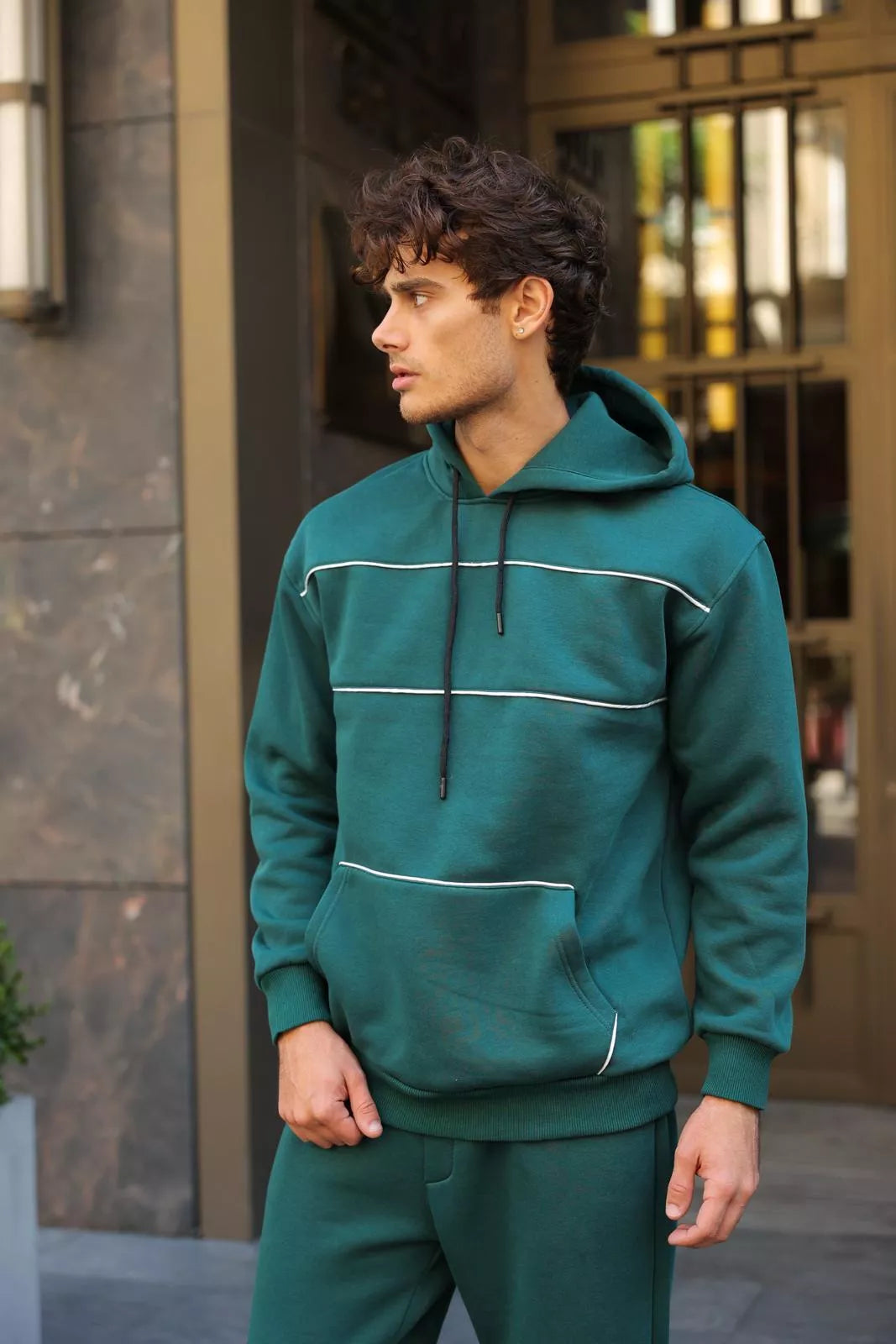 Green men's tracksuit Solo