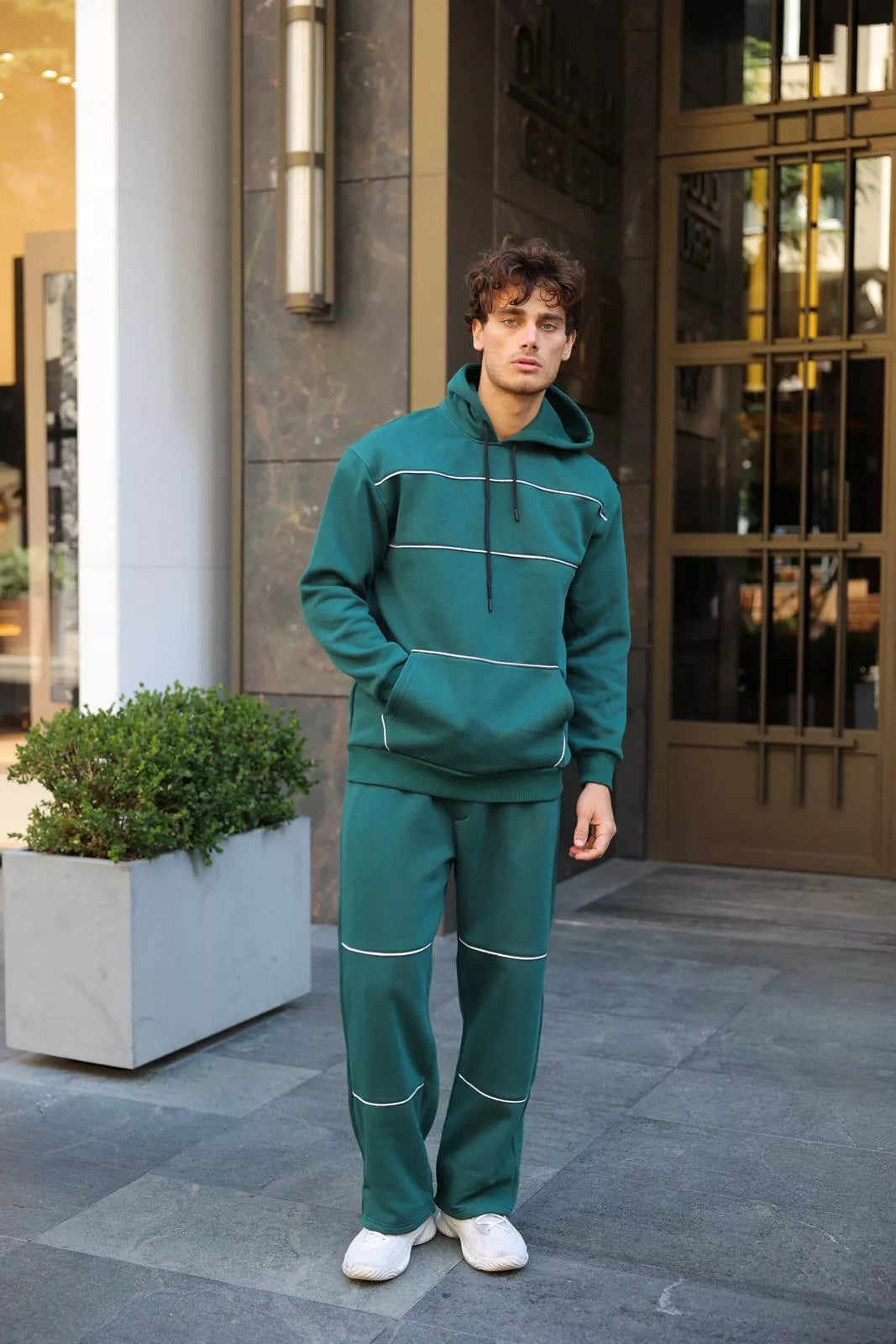 Green men's tracksuit Solo