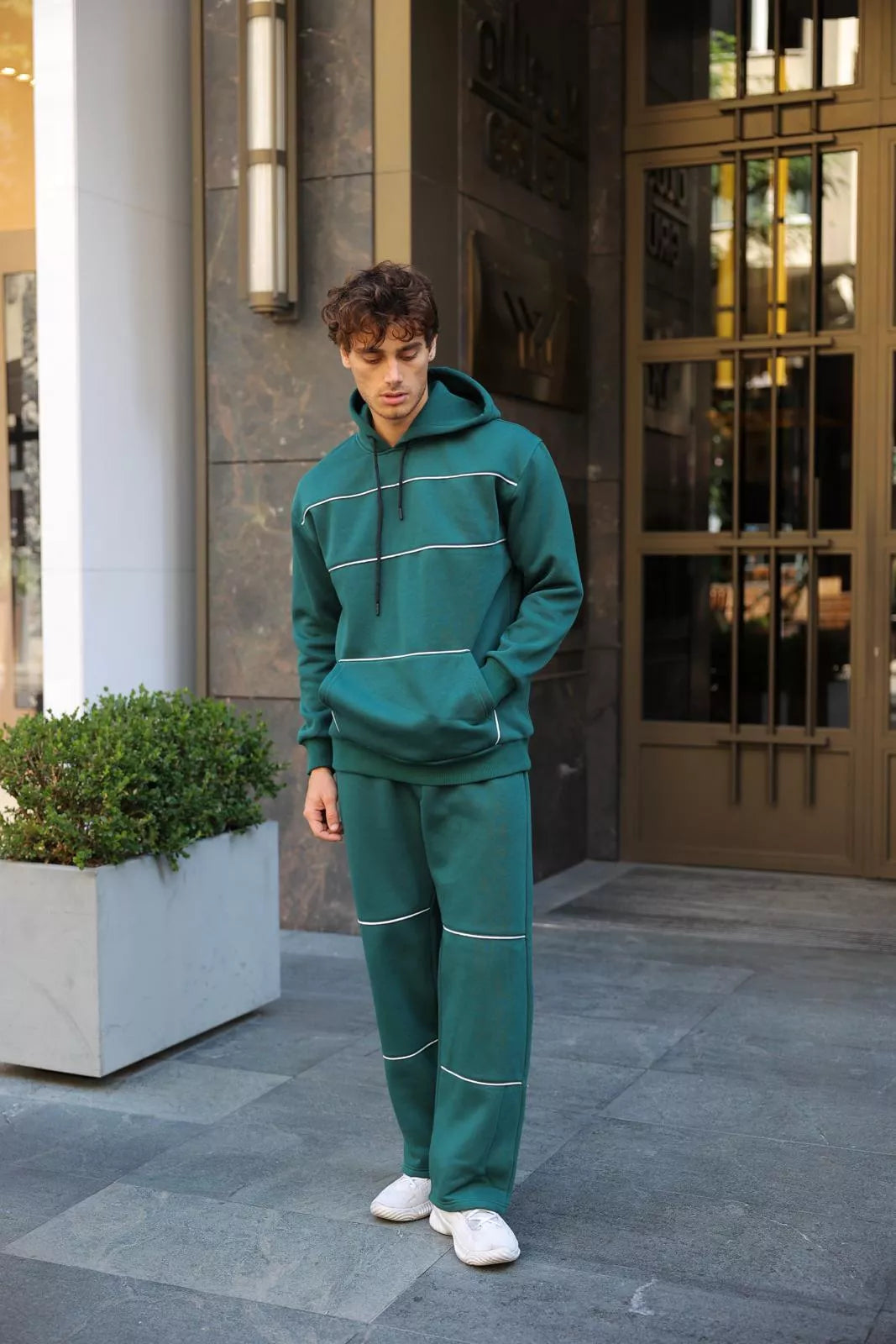 Green men's tracksuit Solo