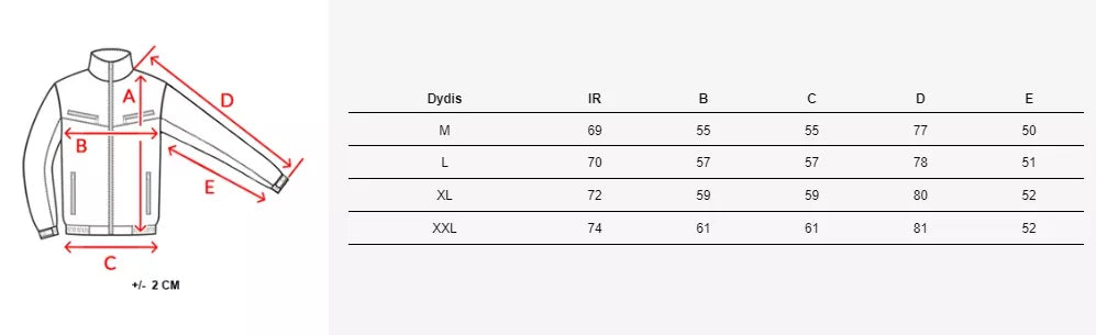 Blue men's winter jacket Noris