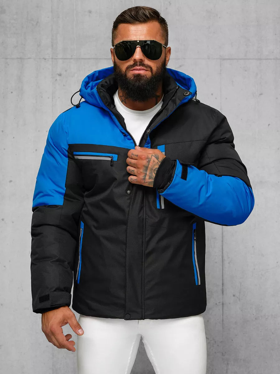 Men's blue jacket Sater