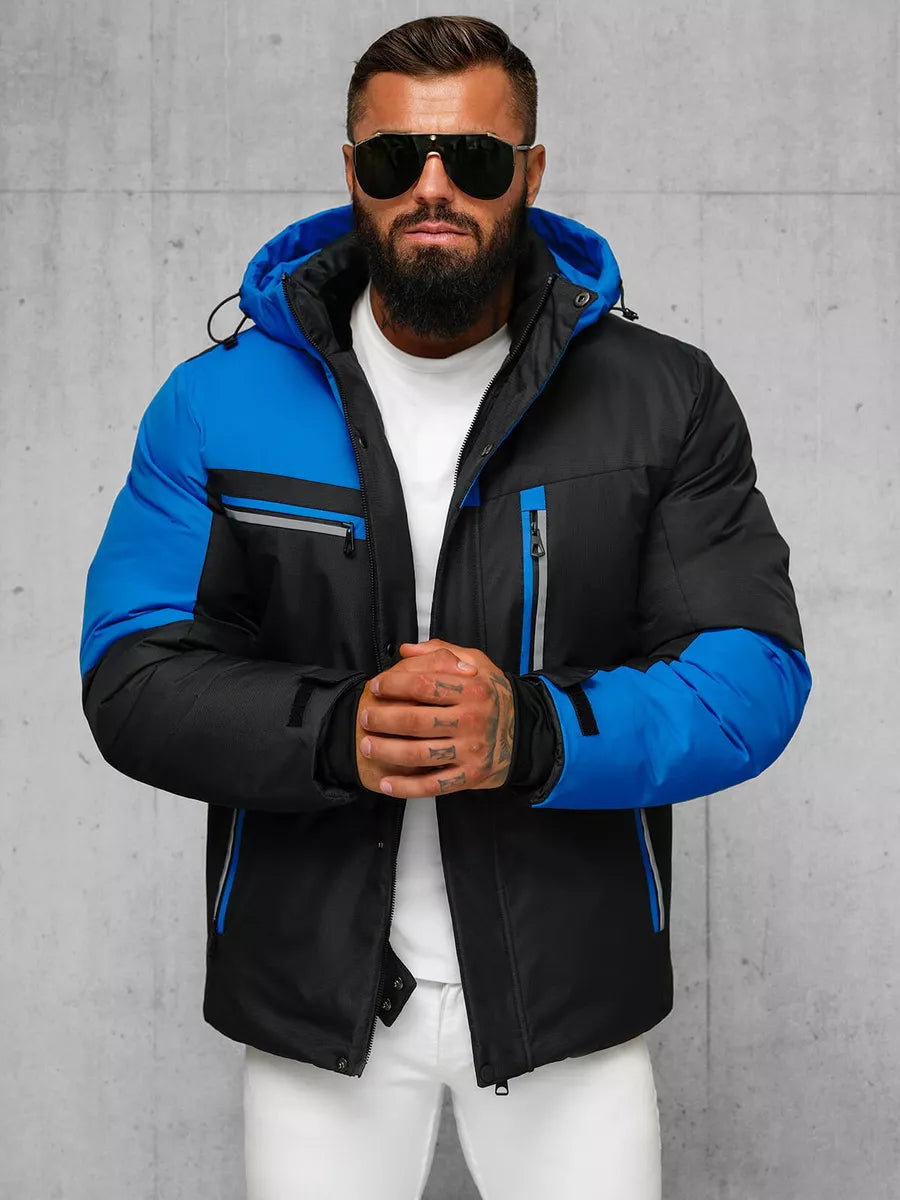 Men's blue jacket Sater