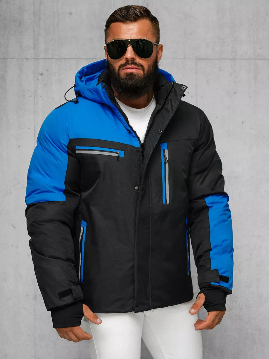Men's blue jacket Sater