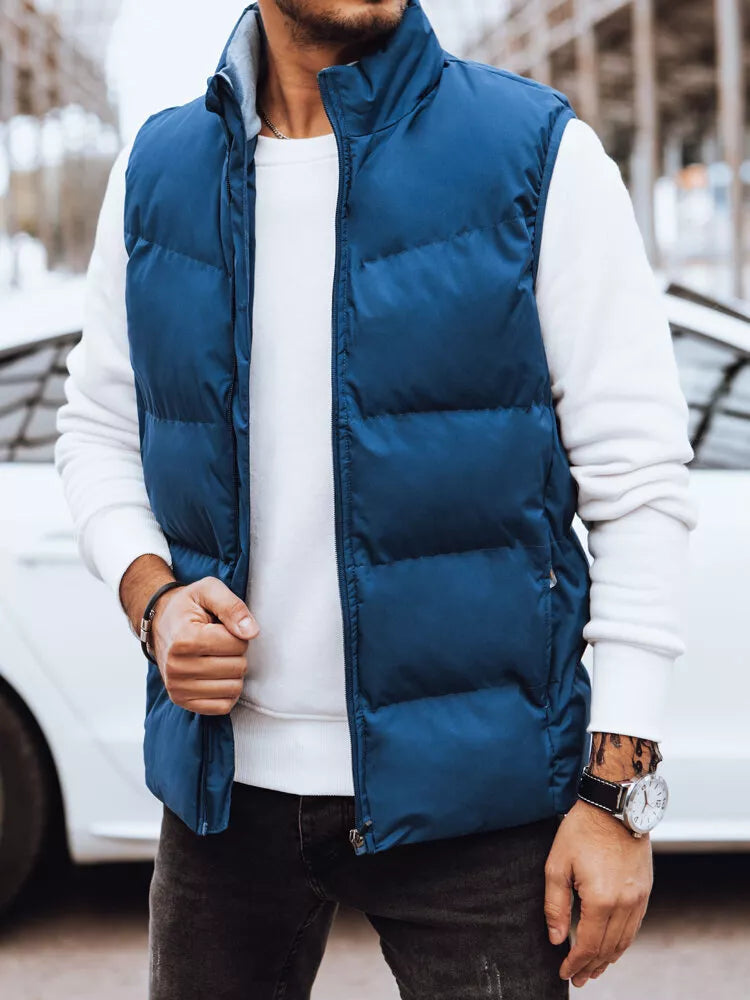 Men's blue vest Novar