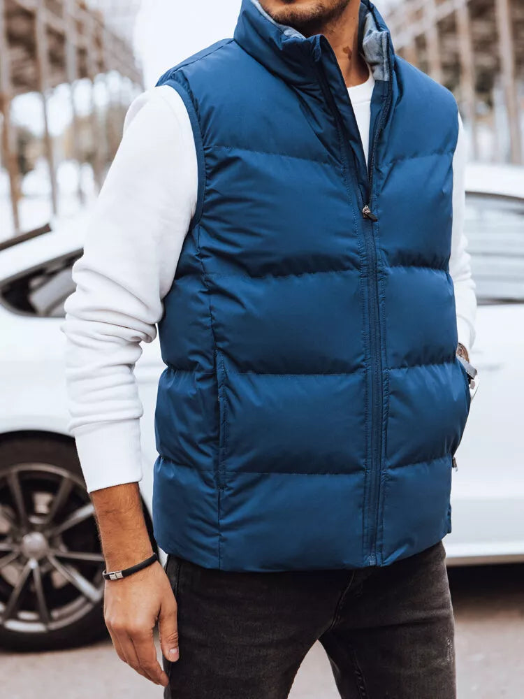 Men's blue vest Novar