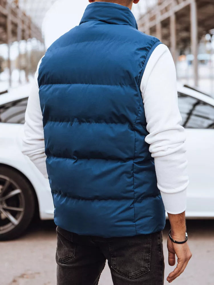 Men's blue vest Novar