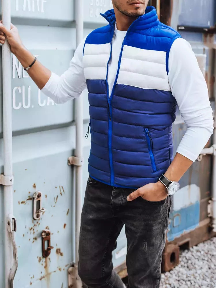 Men's blue vest Ters
