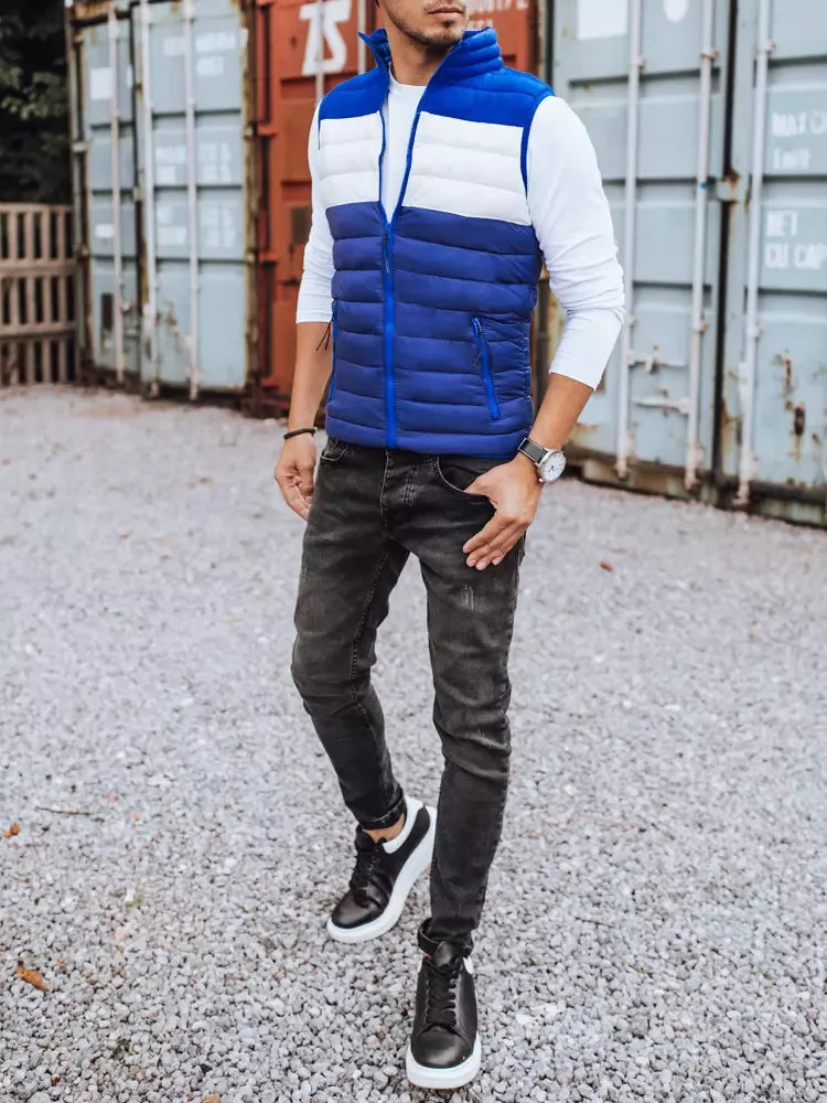 Men's blue vest Ters