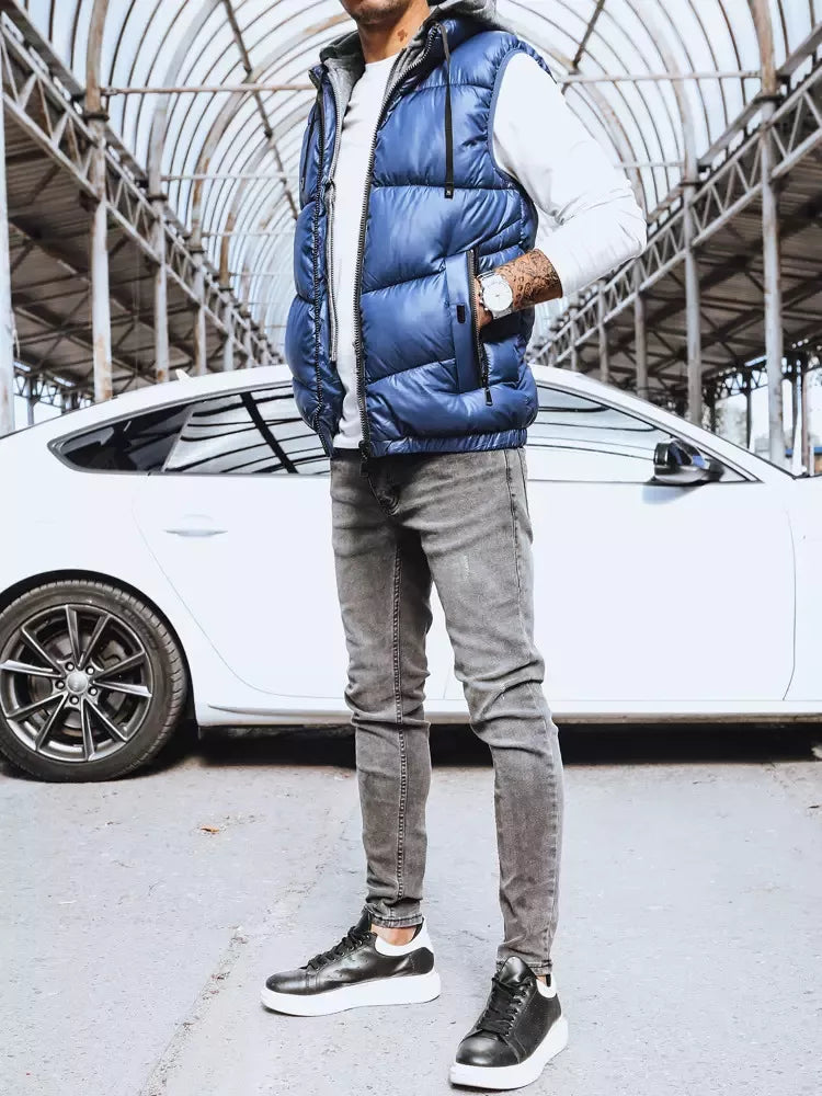 Men's blue vest Viko 