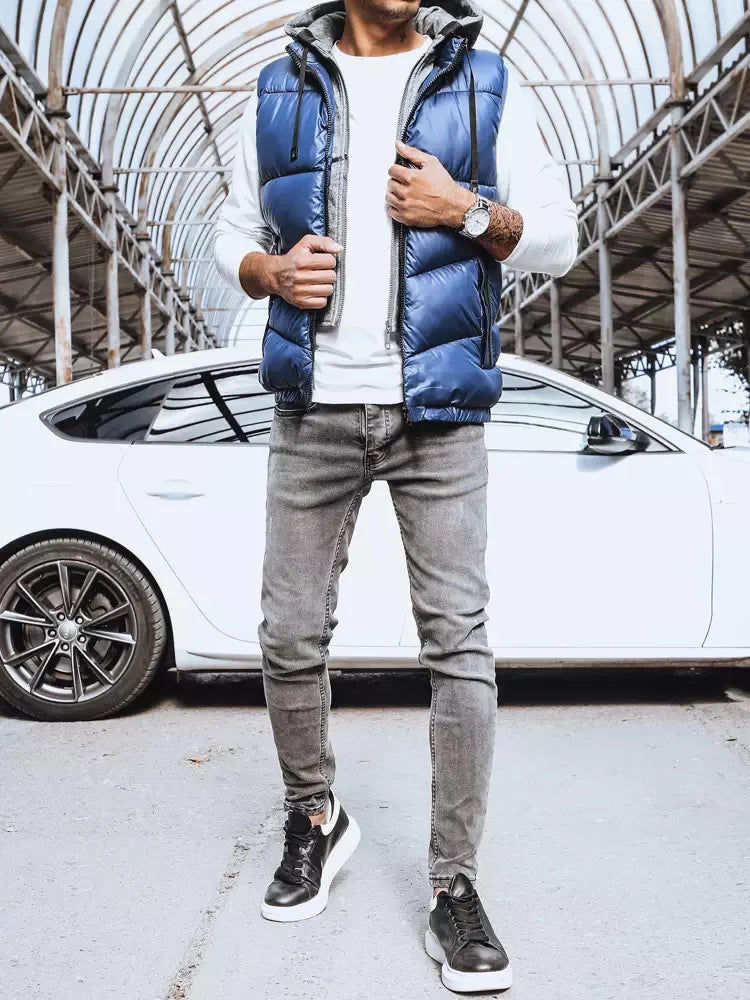 Men's blue vest Viko 