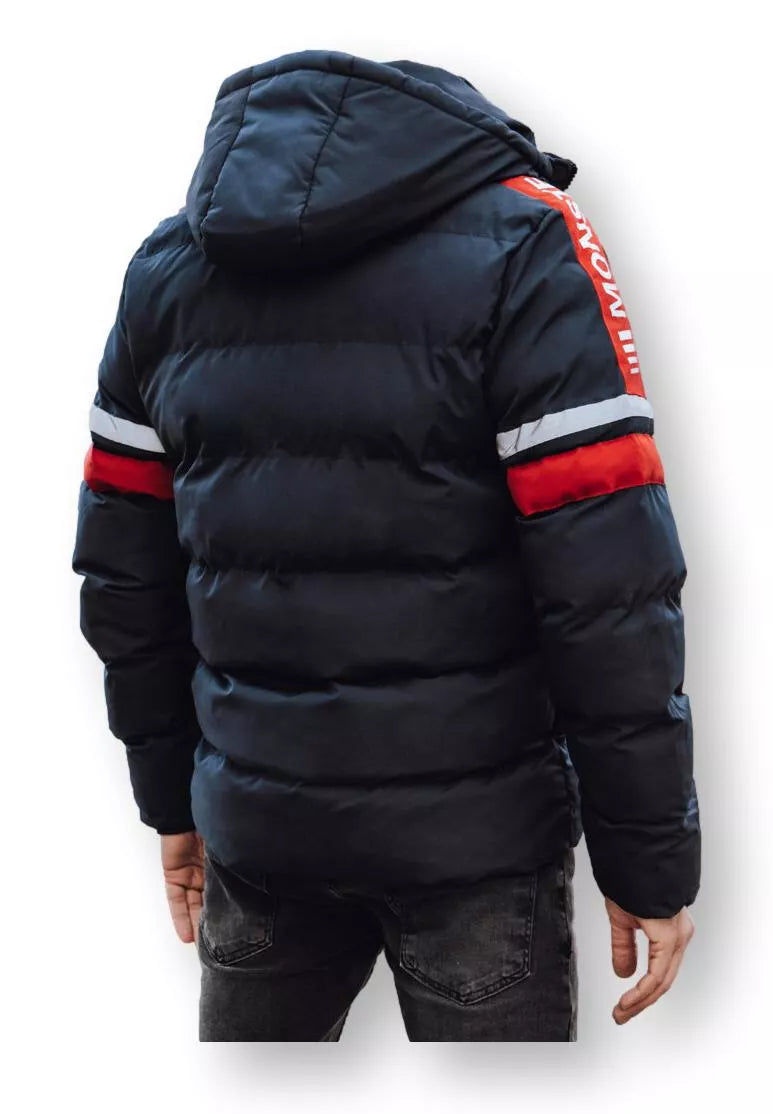 Men's blue winter jacket Race