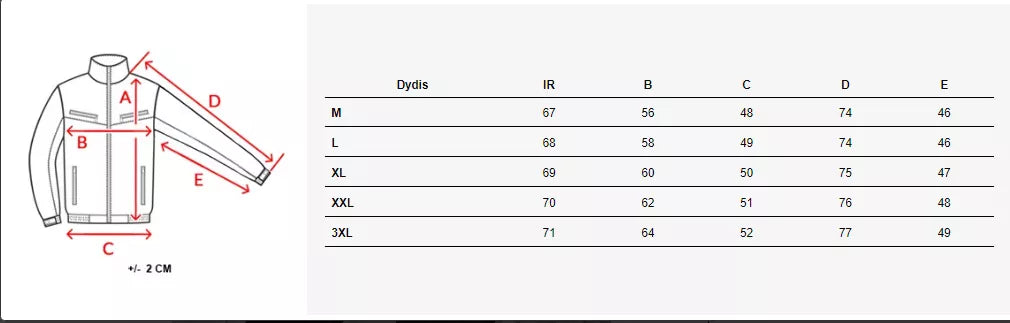 Men's red winter jacket Torn