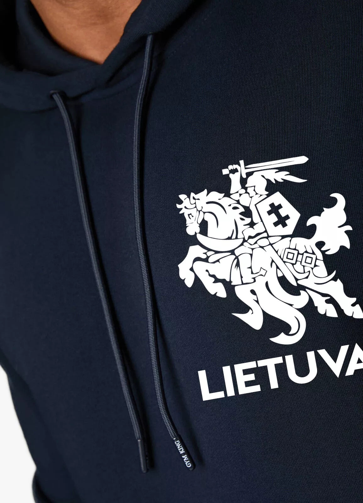 Men's blue hooded tracksuit Lithuania