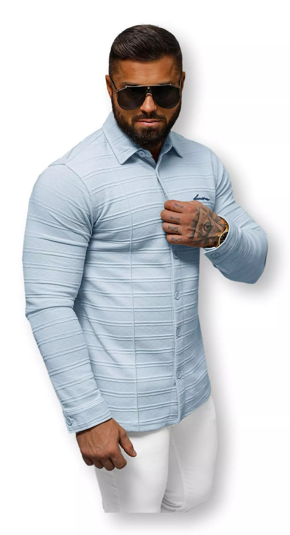 Men's blue shirt Dome