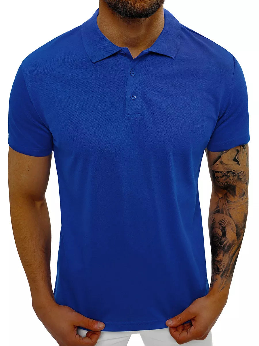 Men's blue polo shirt Casual